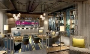 Rendering der WXYZ Rendering - Bar des Aloft Brighton. Bild: Starwood Hotels & Resorts