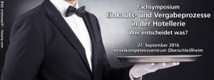 Fachsymposium Einkaufs- und Vergabeprozesse in der Hotellerie