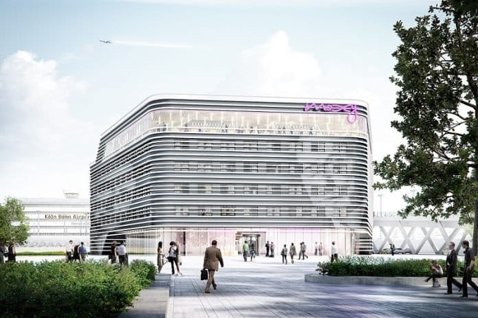 Rendering des Moxy Köln/Bonn Airport