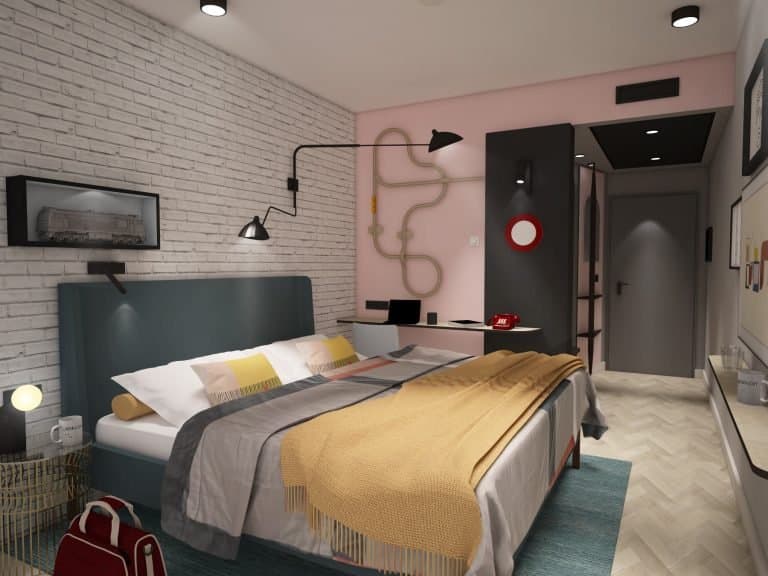 Rendering eines Zimmers der neuen Marke Urban Loft.