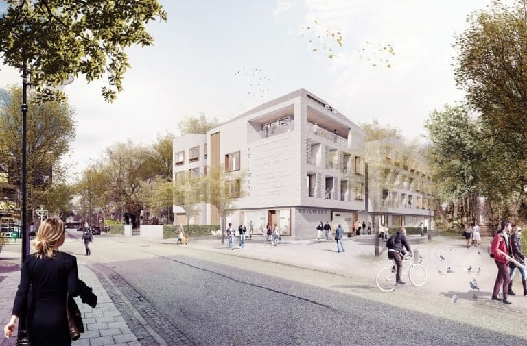 Rendering des stilwerk-Hotels in Travemünde. Bild: Stephen Williams Associates und Spine Architects