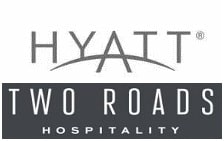 Logos von Hyatt und Two Roads Hospitality