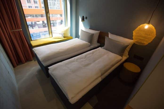 Musterzimmer des Gambino Hotel Werksviertel. Bild: Gambino Hotels