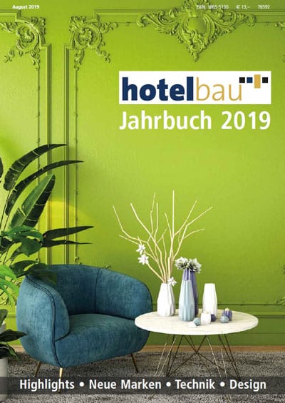 Druckfrisch: hotelbau Jahrbuch 2019