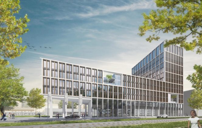 Rendering des Holiday Inn Mannheim City – Hauptbahnhof. Bild: Gorgeous Smiling Hotels GmbH