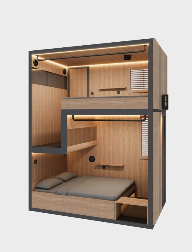 Kiez-Kabine: Cabin-Hotel Hamburg | hotelbau - Fachzeitschrift für