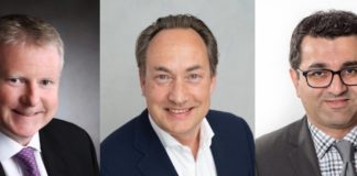 Drei neue Positionen bei Choice Hotels: Jonathan Mills, Oliver Macpherson und Neerav Dudhwala (von links). Bild: Choice Hotels