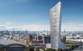 Rendering des Elbtowers in Hamburg.(Bild: Signa Real Estate)