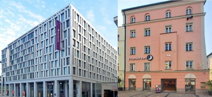 Premier Inn eröffnete in Stuttgart (links) und Passau jeweils ein neues Haus. Bilder: Premier Inn Deutschland