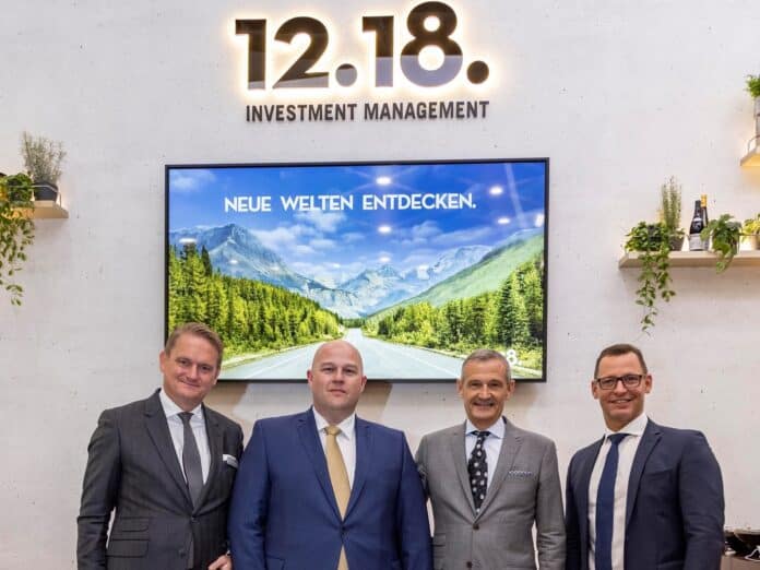 v. l.: U. Drangmeister, CFO 12.18., A. Tjoonk, GF EV Asset Management, J. Lindner, Geschäftsführender Gesellschafter 12.18. und B. Kombächer, Head of Investor Relations EV Asset Management. Bild: Engel & Völkers Asset Management