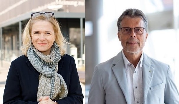 Michaela Reitterer und ihr Nachfolger Walter Veit. Bild: ÖHV/Lechner