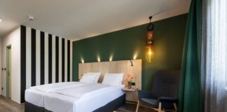 Das Achat Hotel Reilingen Walldorf, ist eines von zwei Häusern, in welchem man das neue Design mit Elementen der Markenfarbe Grün bereits erleben kann. Bild: Achat Hotel Reilingen Walldorf