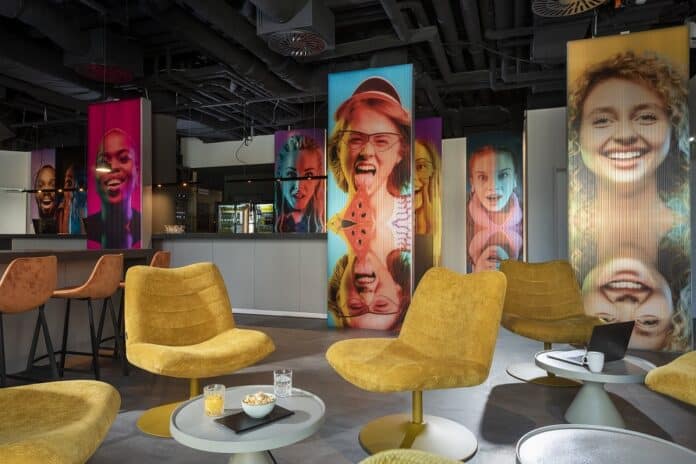 Das Motto des neuen Ibis Styles lautet „Colors of Berlin“. Bild: Ibis Styles Berlin Treptow