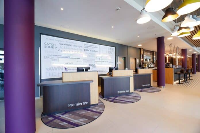 Das Premier Inn Mannheim City Centre. Bild: Premier Inn