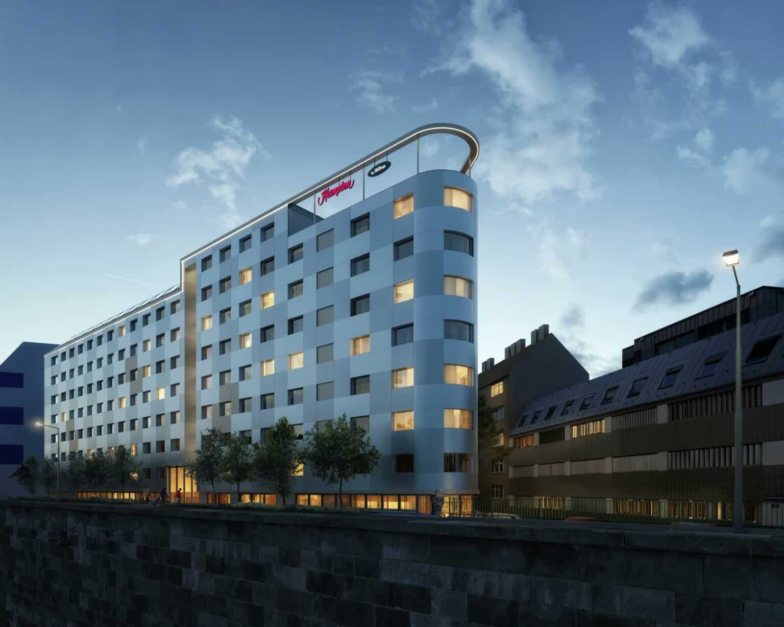 Ein Hampton by Hilton für Wien hotelbau Fachzeitschrift für