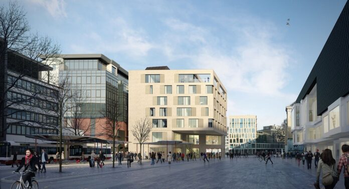 Rendering des Nyce Hotel Osnabrück. Bild: Centro Hotel Group