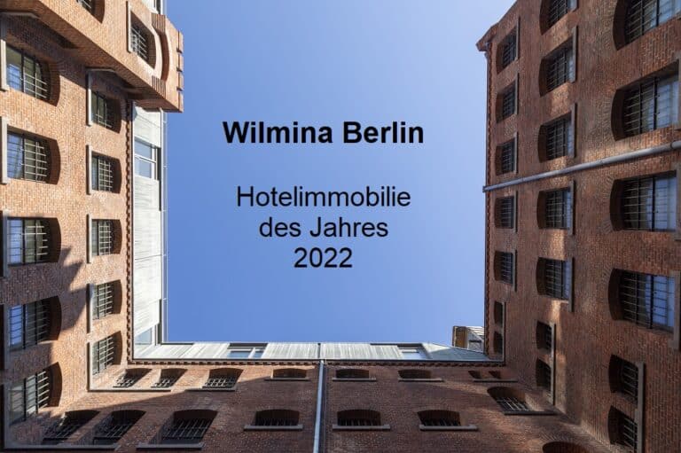 Wilmina ist Hotelimmobilie des Jahres