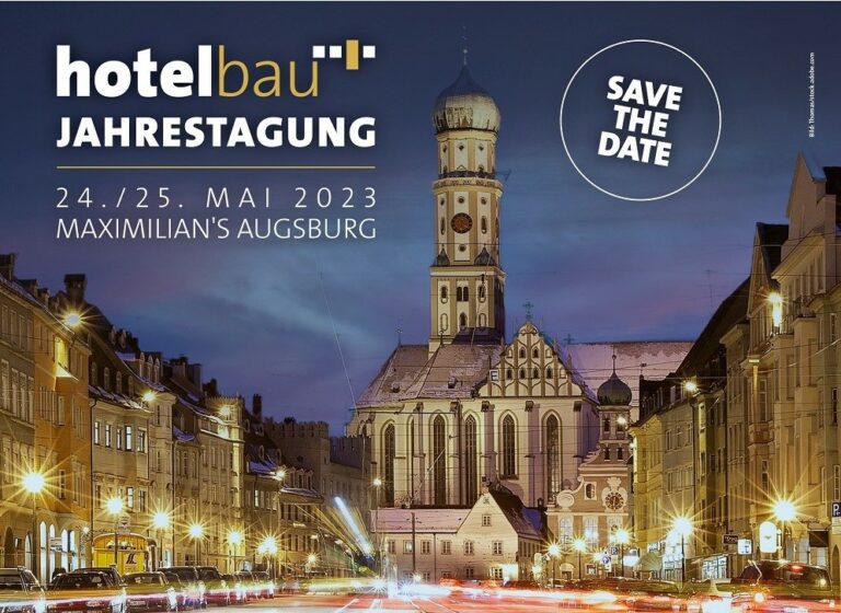Save the date: hotelbau Jahrestagung am 24./25. Mai 2023