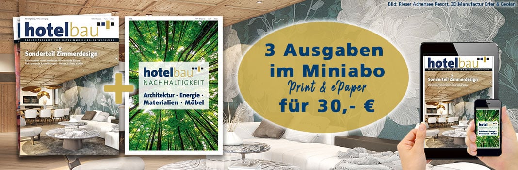 hotelbau Mini-Premiumabo - 3 Ausgaben