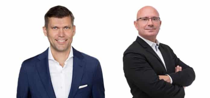 Henning Schneekloth-Plöger (links) und Holger Herrmann. Bild: Lindner Hotels AG