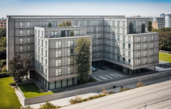 Das künftige Leipziger Holiday Inn – The Niu Fair und Candlewood Suites.