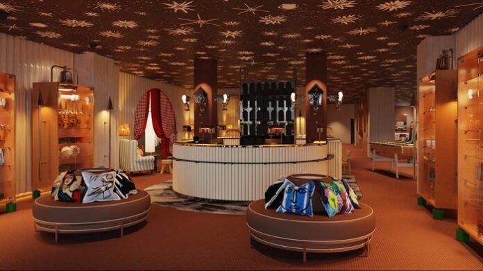 Rendering der Lobby des Mama Shelter Zürich. Bild: Mama Shelter