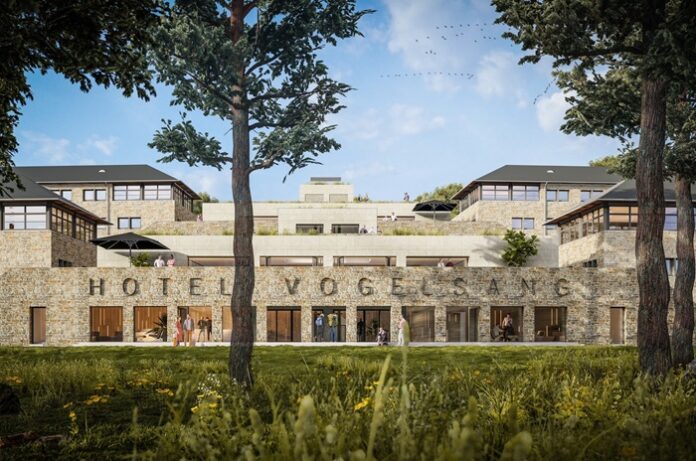 Rendering des zukünftigen Hotels