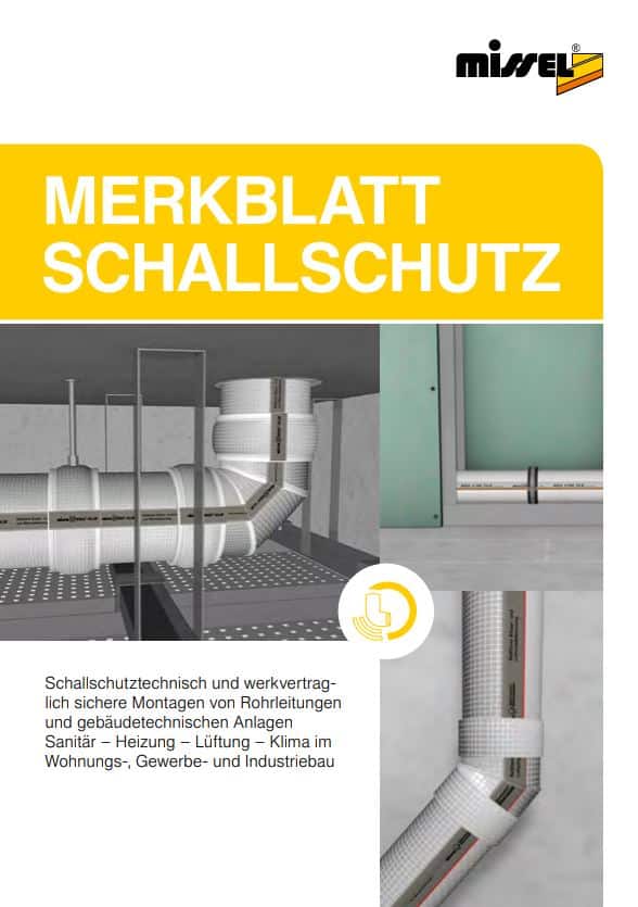 “Merkblatt Schallschutz“ der Kolektor Missel Insulations GmbH