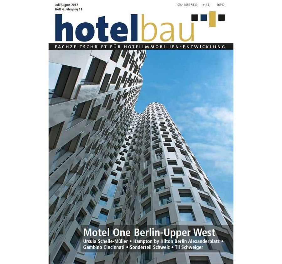 Artikel Motel One Berlin-Upper West aus der hotelbau 4/2017